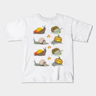 Halloween snails Kids T-Shirt